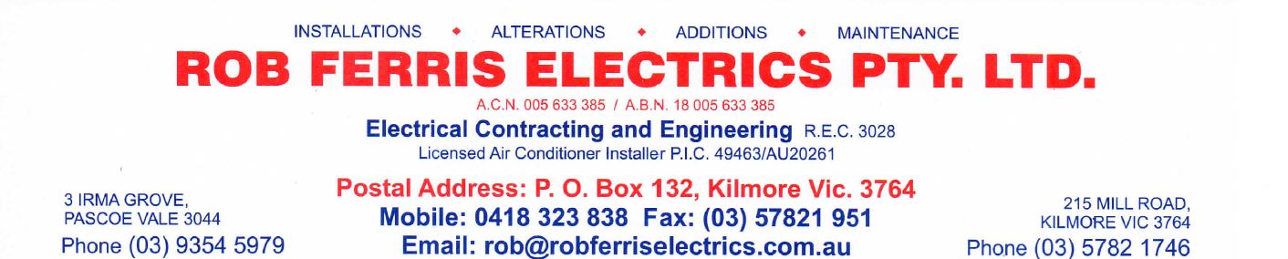 Rob Ferris Electrics